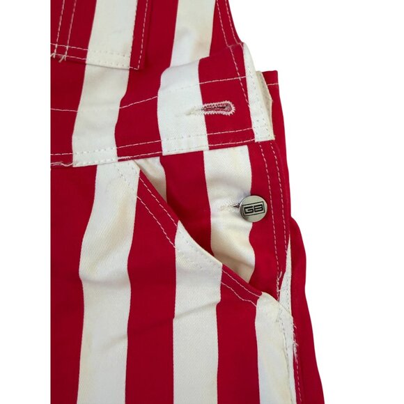 GAME BIBS Women's Alabama Crimson Tide Striped Roll Tide Overalls Size XS - Picture 9 of 13